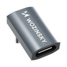 Wozinsky WPKF-01 USB-C - USB-C 40Gb/s 240W 8K OTG Winkeladapter - Grau