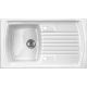 Keramikspüle, 1 Becken, mit Abtropffläche ZCL_611N 5908212037829