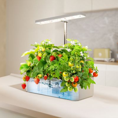 9. GREENBLUE SMARTES INDOOR-ANBAUSYSTEM, SMARTES PFLANZENTOPF, FASSUNGSVERMÖGEN 4 L, FÜR 12 PFLANZEN, VOLLSPEKTRUM-LEDS