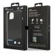 8. Hülle BMW BMHCP14S22NBCK iPhone 14 6.1 "schwarz / schwarzes Leder Carbon