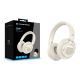4. Conceptronic ALVAH02C Kopfhörer/Headset, kabelgebunden & kabellos, mit Bluetooth-Funktion, Creme