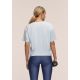 3. CASALL Damen Laser Mesh T-Shirt Blau