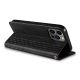 10. Magnet Strap Case für Samsung Galaxy S23 Flip Wallet Mini Lanyard Stand Schwarz