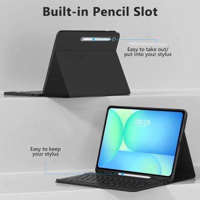 6. Tech-Protect SC Pen + Tastaturhülle für Samsung Galaxy Tab S10 FE+ 13.1 X620 / X626B - Schwarz