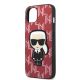 6. Karl Lagerfeld KLHCP13SPMNIKPI iPhone 13 mini 5.4" Hardcase rot/rot Monogram Ikonik Patch