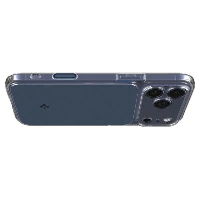 8. Spigen Thin Fit MagSafe Hülle für iPhone 17 Pro Max – Transparentes Marineblau