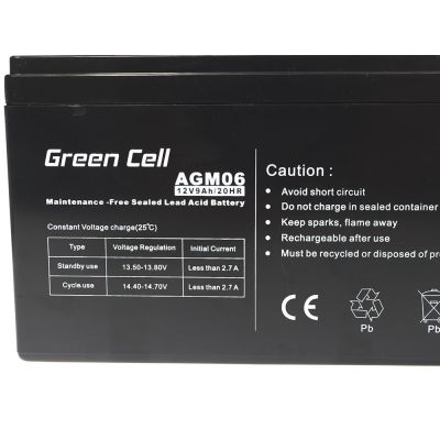 2. GREEN CELL GEL-BATTERIE AGM06 12V 9AH