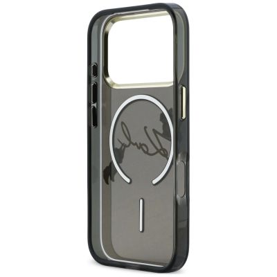 7. Karl Lagerfeld MagSafe-Hülle mit Schriftzug für iPhone 18 Pro Max / 17 Pro Max – Schwarz