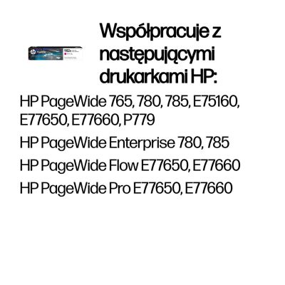 2. HP 982X Original PageWide Tintenpatrone mit hoher Reichweite, Magenta
