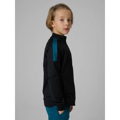 6. Normales Sport-Sweatshirt ohne Kapuze für Jungen 4F 4FJRSS26TFSWM0991-20S