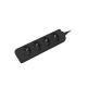 2. Lanberg PS0-04E-0100-IEC-BK Verlängerungskabel (1 m; schwarz)