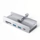 Orico MH5PC Hub Klemmmontage USB-C / 2x USB-A 3.2 + 1x USB-C 3.2 + 1x SD&TF - Silber