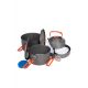 3. Fire-Maple Feast 4-Orange Camping-Kochgeschirr-Set