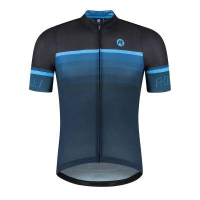 Rogelli Fahrradtrikot HERO II schwarz-blau 2XL