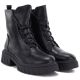 4. Damen-Stiefeletten mit Blockabsatz und Plateau, schwarz Jezzi MR2502-9