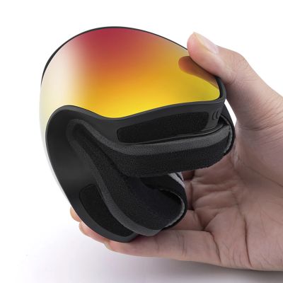 11. Qunature Black Kinder-Skibrille (Größe M/L) - Schwarz