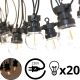 17. Gartengirlande Partybeleuchtung 20 LED