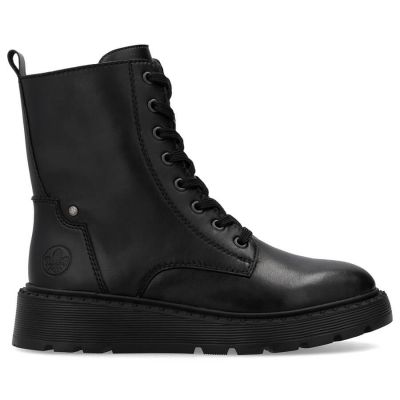 5. Gefütterte Damen-Lederstiefeletten Rieker schwarz 70401-00