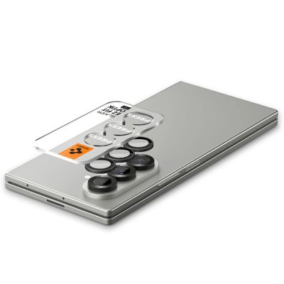 5. Spigen Optik Pro HD Glas.TR EZ Fit 2er-Pack Kameraschutz für Samsung Galaxy Z Fold 7 - Schwarz