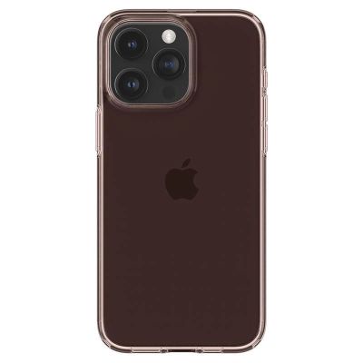 2. Spigen Crystal Flex Hülle für iPhone 15 Pro Max – rosa und transparent