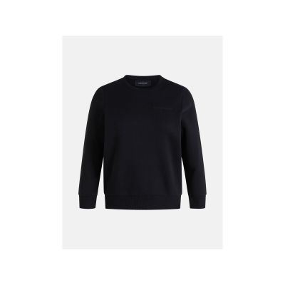 6. Peak Performance W Original Small Logo Crewneck Sweatshirt Schwarz