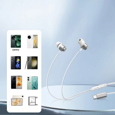 14. Joyroom JR-EC06 USB-C In-Ear-Kopfhörer – Silber