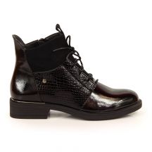 Lacquered boots Vinceza W JAN135 black