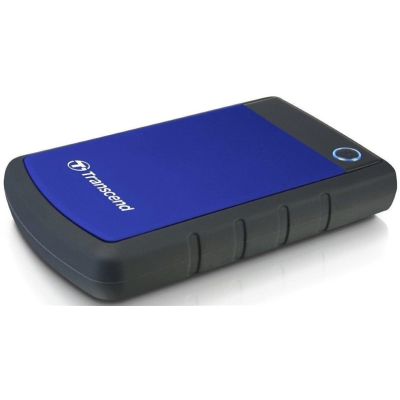 2. Transcend 2 TB StoreJet 25H3 Externe Festplatte 2,5" Micro-USB B 3.2 Gen 1 (3.1 Gen 1) Schwarz, Blau