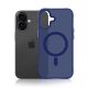 3. 3mk Smoke MagCase für iPhone 16 - Blau-Transparent