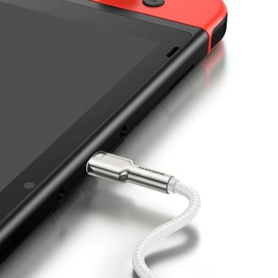 6. Baseus Cafule Metall-Netzteil 100W USB-C – USB-C-Kabel 2 m – Weiß