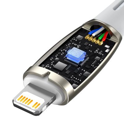 7. Baseus CADH000002 Lightning – USB-C PD-Kabel 20 W 480 Mbit/s 1 m – Weiß