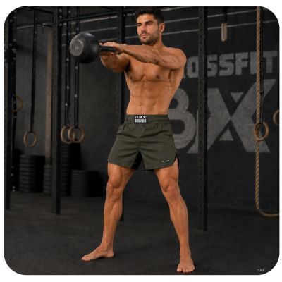 3. MMA-Shorts Shorty ARMY GREEN COMBATWEAR V1 | DBX Bushido