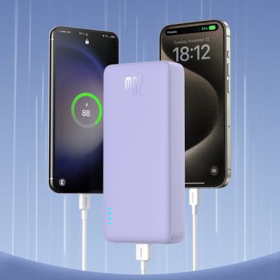2. BASEUS POWERBANK AIRPOW 20000MAH 20W (LILA)