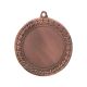 6. Bronzemedaille insgesamt mit Platz für ein 50-mm-Emblem – Stahlmedaille