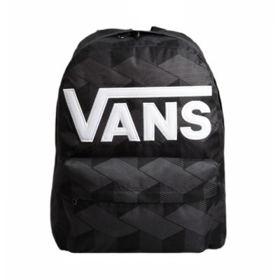 Vans Old Skool Drop V 22 L Schwarz/Asphalt Urbaner Schulrucksack - VN000H4ZKOU1
