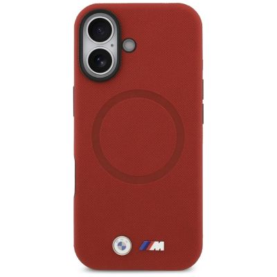 3. BMW M FW MagSafe Hülle mit Metalllogo für iPhone 17 - Rot