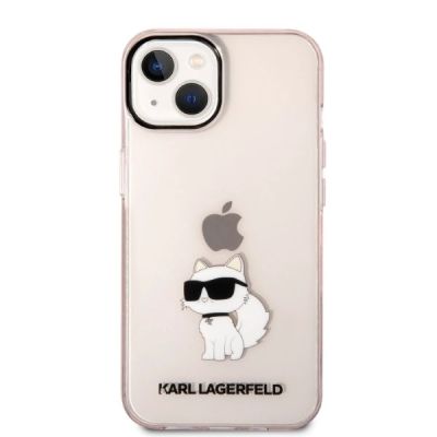 3. Karl Lagerfeld Ikonik Choupette Hülle für iPhone 14 – Rosa