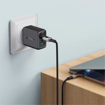 6. Acefast Kabel MFI USB Typ C - Lightning 1,2m, 30W, 3A schwarz (C6-01 Black)