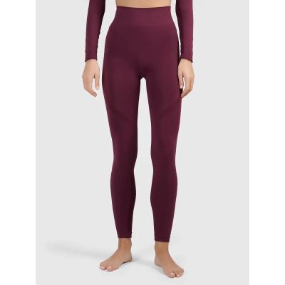 7. Nahtlose, thermaktive Skiunterwäsche mit schnelltrocknendem Finish – Damen-Leggings 4F 4FWAW26USEAF325-60S
