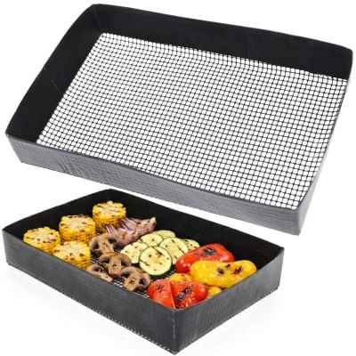 3. Matte, Korb, Grillschale, 28 x 18 x 5 cm, antihaftbeschichtet