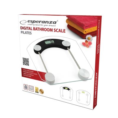 5. Esperanza Pilates EBS008K Badezimmerwaage (transparent)