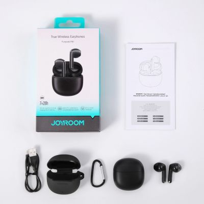 8. Joyroom JR-FB1 Funpods Bluetooth 6.0 In-Ear TWS Kabellose Kopfhörer - Schwarz