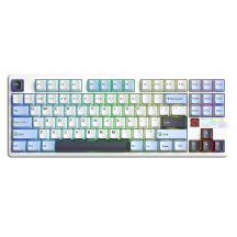 Gasket F87Pro V2 Glacier Blue Star Vector Switch RGB AULA Tastatur