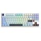 Gasket F87Pro V2 Glacier Blue Star Vector Switch RGB AULA Tastatur