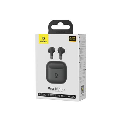 5. Baseus Bass BS2 Lite TWS-Kopfhörer – Schwarz