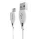 Dudao L4M USB-A - Micro-USB 2.4 A Kabel 1m - Weiß