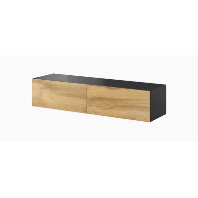 TV-Schrank VIGO '140' 30/140/40 schwarz/wotan Eiche