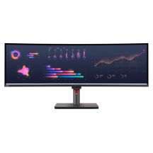 Lenovo ThinkVision P49w-30 Computermonitor, 124,5 cm (49 Zoll), 5120 x 1440 Pixel, Dual-WQHD-LED, Schwarz