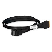 Internes SAS-Kabel ICY Dock MB206L-B – 8i Slim SAS (SFF-8654) (M) auf 4i OCuLink (SFF-8611) – 50 cm – für ToughArmor MB699VP-B V2, MB699VP-B V3, MB720MK-B V2, MB852M2PO-B