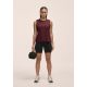 4. CASALL Damen-Tanktop mit Grafikmuster, Burgunderrot